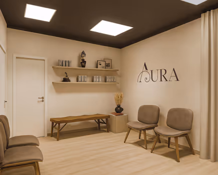 Sala Attesa Elegante Design Naturale Relax Brescia